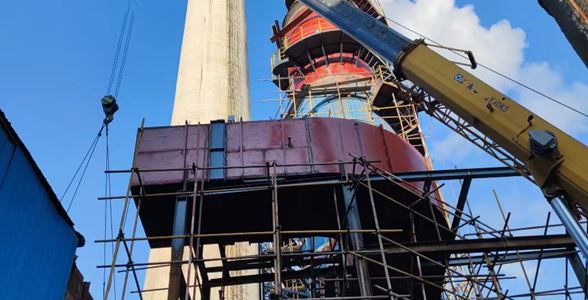 内蒙古阜丰生物科技有限公司热电厂130th循环流化床锅炉石灰-石膏法脱硫+170th煤粉炉SCR脱硝系统改造